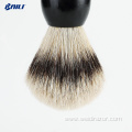 Black Handle Silver Tip Badger Wet Shaving Brush